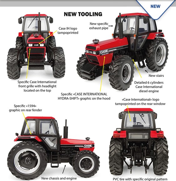 Case International 1594 4wd Hydra-Shift - 1:32